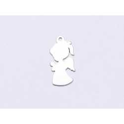 E0312 N Charm pandant ingeras fetita 0.5mm