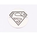 E1859 G Link Ag 925 Superman Sign, 12mm, 0.3mm - 1 buc