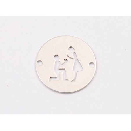 E1949 N Link Ag 925 "Marry me?" 13mm- 1 buc