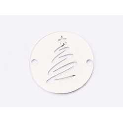 E1340-N-Link banut din argint Bradut stilizat, 12mm 0.33mm E1340-N-Link banut din argint Bradut stilizat, 12mm 0.33mm