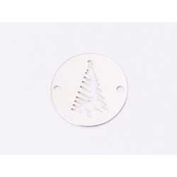 E1342-N-Link banut din argint Brad stilizat, 12mm 0.33mm E1342-N-Link banut din argint Brad stilizat, 12mm 0.33mm