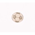 E0232-G-Decupaj link Minge fotbal din argint 925 12mmx0.33mm - 1 bucata