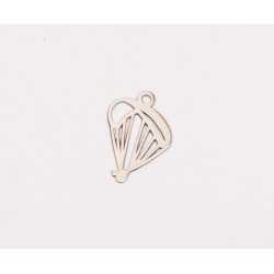 E0235 N Charm parapanta argint 925 22x14mm 0.6mm