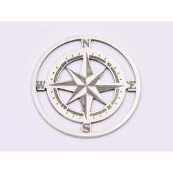 E1792 G Pandant Ag 925 Busola , 16x16x0.5 mm 1 buc E1792 G Pandant Ag 925 Busola , 16x16x0.5 mm 1 buc