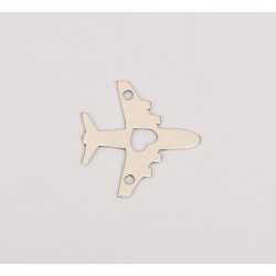 E0189-N-Link avion decupat din argint 925 15x14mm 0.5mm grosime-1 buc