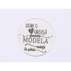 E0174-GS-Link din Argint 925 Best Teacher 16.5mm 0.33