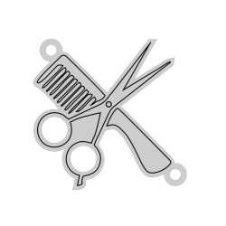 E0542 G Link foarfec si pieptan 16x16mm 0.5mm 1 buc