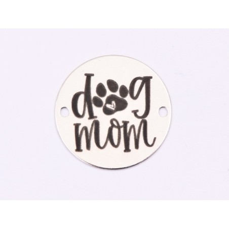 E1757 GS Link Ag 925 Dog Mom 16.5mm, 0.3mm 1 buc