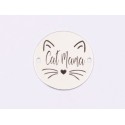 E1769 GS Link Ag 925 "Cat Mama", 16.5mm, 0.3mm 1 buc