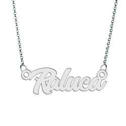 Colier din argint 925 cu numele Raluca