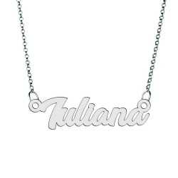 Colier din argint 925 cu numele Iuliana