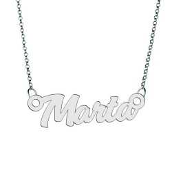 Colier din argint 925 cu numele Marta