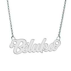 Colier din argint 925 cu numele Beluka