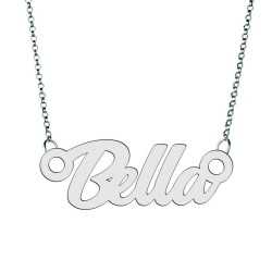 Colier din argint 925 cu numele Bella