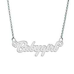 Colier din argint 925 cu numele Babygirl