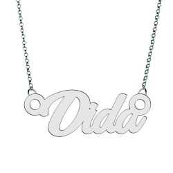 Colier din argint 925 cu numele Dida