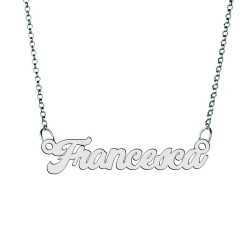 Colier din argint 925 cu numele Francesca