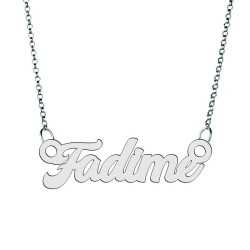 Colier din argint 925 cu numele Fadime
