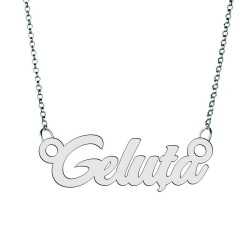 Colier din argint 925 cu numele Geluta