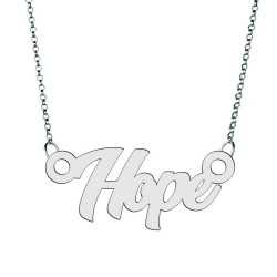 Colier din argint 925 cu numele Hope
