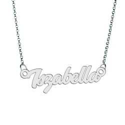 Colier din argint 925 cu numele Iszabella