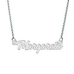 Colier din argint 925 cu numele Margareta