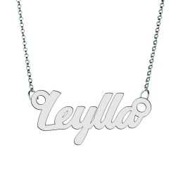 Colier din argint 925 cu numele Leylla
