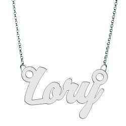 Colier din argint 925 cu numele Lory
