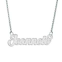 Colier din argint 925 cu numele Jeannete