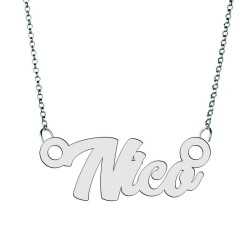 Colier din argint 925 cu numele Nico