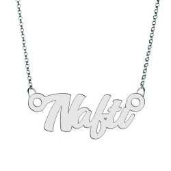 Colier din argint 925 cu numele Nafti