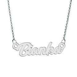 Colier din argint 925 cu numele Bianka