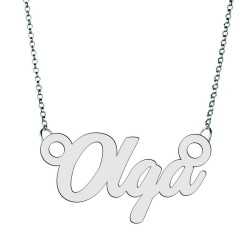 Colier din argint 925 cu numele Olga