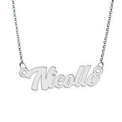 Colier din argint 925 cu numele Nicolle