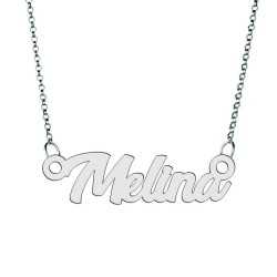 Colier din argint 925 cu numele Melina