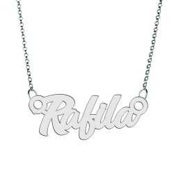 Colier din argint 925 cu numele Rafila