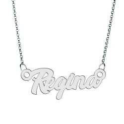Colier din argint 925 cu numele Regina