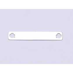 E0338 N Link din argint cu trifoi 30x5mm 0.4mm 1 buc