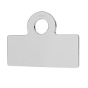 G0347-Charm dreptunghi pandantiv Argint 925 11mmx15mm - 1 bucata