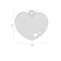 G1785-N-Charm inimioara argint 14x15.50x0.5mm 1 buc