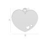 G1785-N-Charm inimioara argint 14x15.50x0.5mm 1 buc