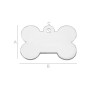 G1815-Dog Tag argint 925 Os 25.50x17MM