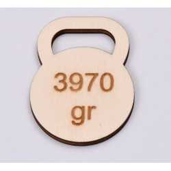 L234- Decupaj din lemn Greutate personalizabila 1buc L234- Decupaj din lemn Greutate personalizabila 1buc