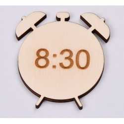 L233- Decupaj din lemn Ceas personalizabil 1buc