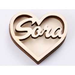 L509-Blank inima 3 straturi pentru licheni 4*4.5cm Sora -1 buc L509-Blank inima 3 straturi pentru licheni 4*4.5cm Sora -1 buc