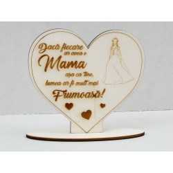 L540-Decupaj "Mama ca tine "15x14cm 1 buc