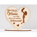 L541-Decupaj "Mama ca tine model 2 "15x14cm 1 buc