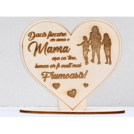 L556-Decupaj "Mama ca tine model 8 "15x14cm 1 buc