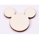 L569-Blank Mickey fara gaura 3.5x4cm