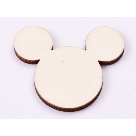 L569-Blank Mickey fara gaura 3.5x4cm